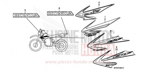 STRIPE/MARK (CRF230F7/8/9/B) CRF230F8 de 2008